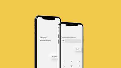 Onepay Landing page app branding minimal neumorphism payment skeumorphism ui wallet