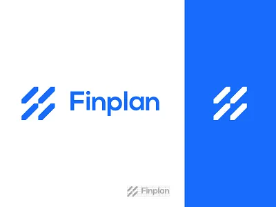Logo FinPlan app branding design finance graphic design icon illustration logo typography vector