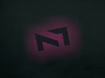 Neon Tomorrow Logo branding dark gritty logo logo design music mysterious texture