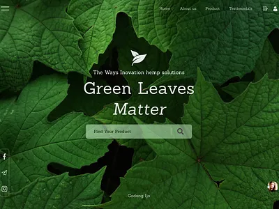 nature theme ui ui design ux web