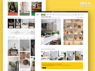 IKEA re-design 100daysofdesign design ikea inspiration landing design landing page design landingpage redesign redesigned ui uidaily uidesign uiux uiuxdesign