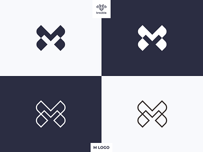 M Logo cool initial line logo m minimal minimalist modern monogram simple
