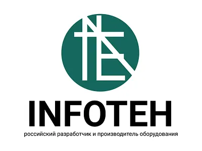 Infoteh Logo branding cctv design figma illustration logo