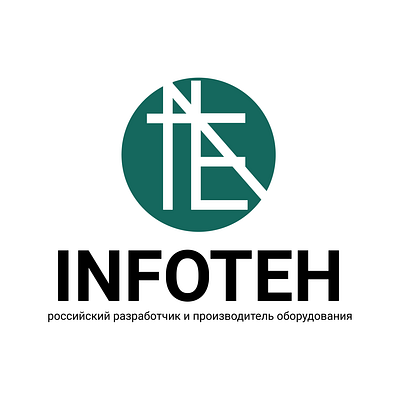 Infoteh Logo branding cctv design figma illustration logo