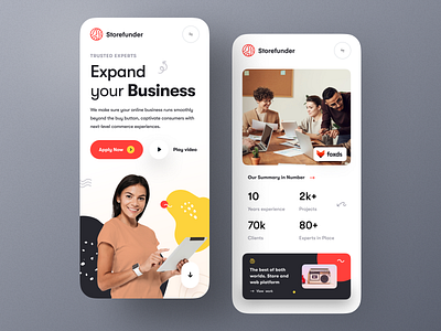 Storefunder - Mobile responsive business capital ecommerce ecommerce business funding fundraiser fundraising growth marketing homepage landing page marketing mobile design mobile responsive mockup responsive design typography ui ux web design website
