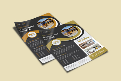 Real Estate Flyer Template a4 flyer advert advertise advertising agent business flyer commercial corporate flyer flyer design flyer size flyer template graphic design house print template real estate flyer