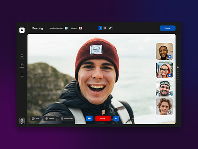 Video Conferencing App app product design uiuxdesign