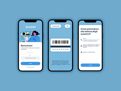 Scontrini app clean design figma iphone italia italian minimal swift ui ux