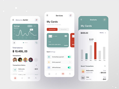 finance: mobile banking app bank bank app banking banking app clean ui creditcard finance app financial fintech app mobile mobile app mobile app design mobile application mobile banking mobile banking app mobile design mobile ui popular shot statistics trandy 2021