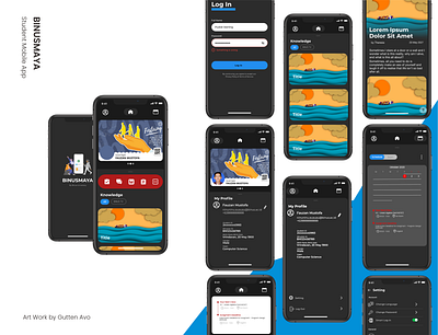 Course Management - Mobile App app bmcc branding design redesign ui ux