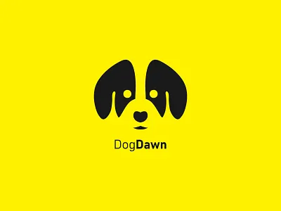 Animal Minimalist Logo Design adobe illustrator animal logo black brand identity branding creative logo dog dog logo dogdawn graphic design icon logo logo design logodesign minimal minimalist minimalist logo design modern logo unique logo yellow