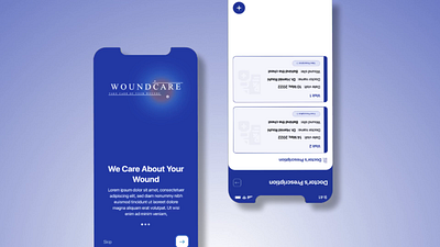 Wound Detection App Design application design application uiux machine learning medical app ui uiux wound detection