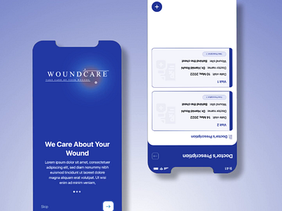 Wound Detection App Design application design application uiux machine learning medical app ui uiux wound detection
