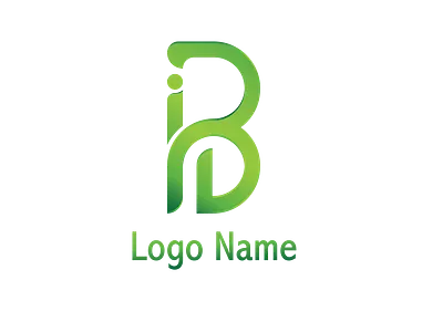 BPI Letter Logo design icon illustration logo design vector
