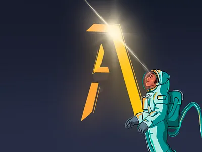 A 36daysoftype illustration procreate
