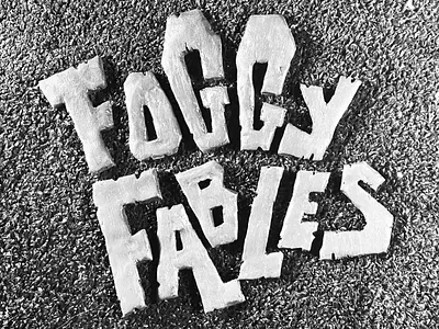 Foggy Fables (Clay Logo) clay horror logo stop motion stop motion animation tv show