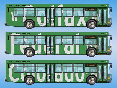 RTD Denver City Bus Branding Concept adobe adobe illustrator branding car art city bus coach denver denverdesign design digital art illustration pubilc transportation rtd denver urban art vector illustration wrap