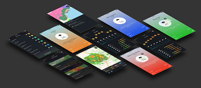 Pulse iOS App design ios ios app ui weather