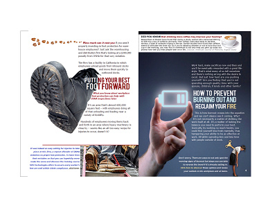 Engaging eBook Page Design advertising art direction branding design digital download ebook ebooks graphic design indesign magazine magazine spreads magazines organization safety typography visuals