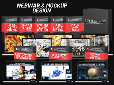 Webinar & Mockup Design banner banner ad banner design business banner web banner webdesign webinar webinar design website banner