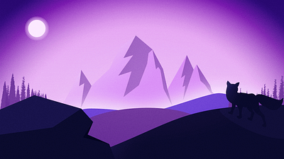 Purple Background background mountain purple wallpaper sun vector wallpaper