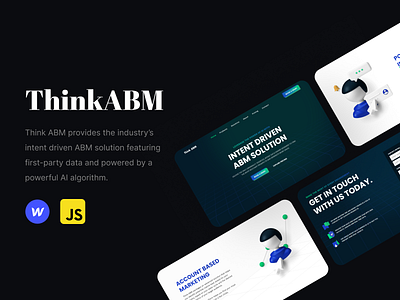 Think ABM - Demand Generation branding marketing site webflow