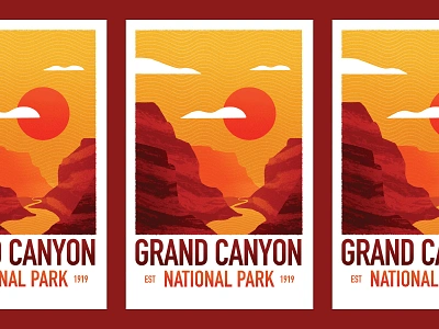 Grand Canyon apple pencil arizona canyon draw drawing environment explore grand grand canyon handmade illustration landscape national park nationals park nature poster poster design procreate series texture