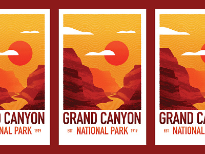 Grand Canyon apple pencil arizona canyon draw drawing environment explore grand grand canyon handmade illustration landscape national park nationals park nature poster poster design procreate series texture