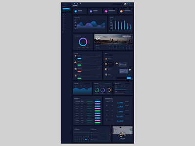 D3DD dashboard adobe xd dark ui dashboard ui design practice