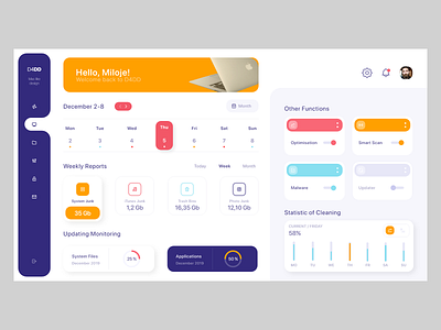 D4DD dashboard adobe xd clean ui dashboard ui design minimal practice