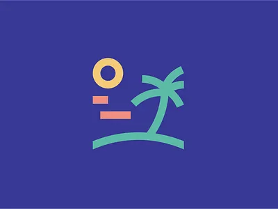 Summer Beach Days branding icon illustration logo shirt vector