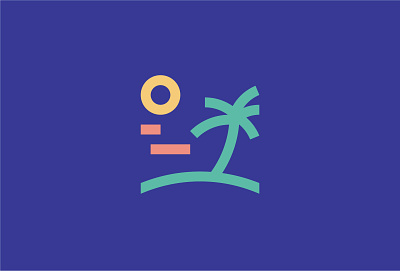 Summer Beach Days branding icon illustration logo shirt vector
