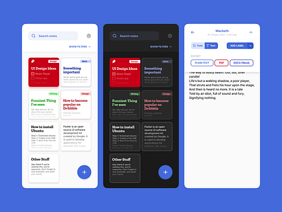 Simple Notes App app design figma notes notes app ui