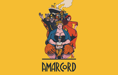 Amarcord design graphic design illustration