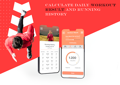 Running Track App History 🏃🏃🏃 app app design body exercise fitness graphic gym icon load mobile mobile app running strength trainer trainers ui ux uxdesign weight workout