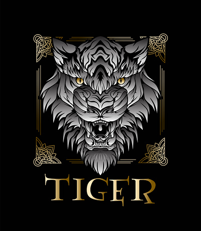 tiger app big cat big cats branding design icon illustration logo minimal tiger vector wild wild animal