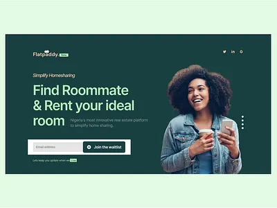 Flatpaddy adobe illustrator adobexd app branding design figma flat flatpaddy.com homesharing minimalist realestate typography ui ux website