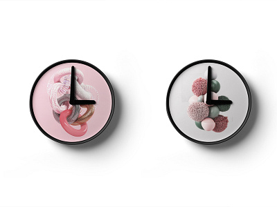 Free Clock Mockup branding clock design download free icon identity logo mockups psd typography