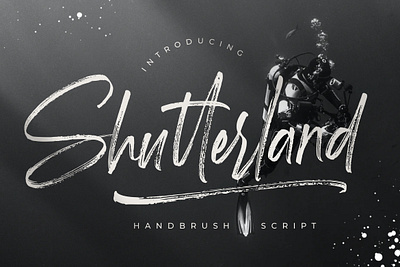 Shutterland Handbrush Script brush brush font font fonts free free brush font free brush fonts free fonts handwritten