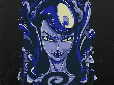 Inque batman dc comics digital art digital illustration graphic design graphic illustration illustration vector art vector illustration