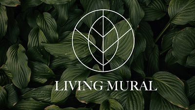 living mural logo design blossom forest logo leaf leaflet logodesign logos product design ui xd