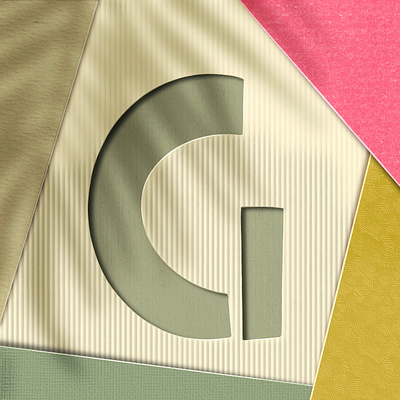 Letter G for #36daysoftype 36daysoftype 36daysoftype08 illustration letter lettering papercut procreate procreate art type art typography