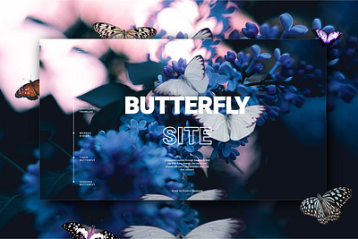 Butterfly Site - UX/UI - Natural web site app butterfly butterfly logo fly illustration interface natural site ui uiux ux uxui web web design website website design