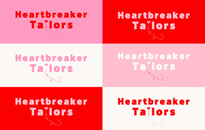 Branding: Heartbreaker Tailors brand identity branding graphic design illustration logo logo design packaging design surface pattern