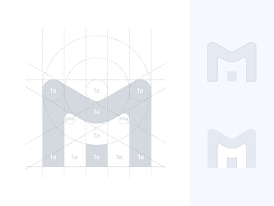 M logo Design branding logo 插图 设计