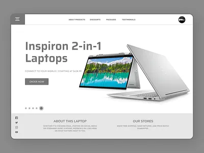Laptop Lading Page