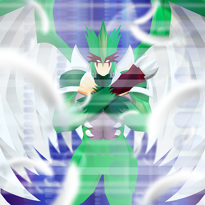 Elemental HERO Avian adobe illustrator adobe illustrator cc digital illustration digital illustrator elemental hero flat graphic art illustration vector vector illustration yugioh