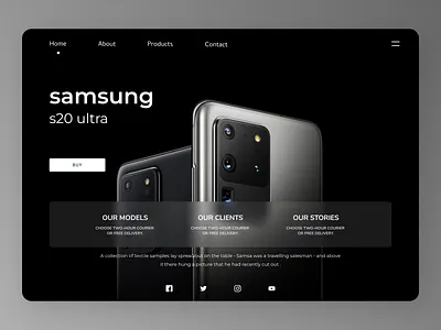 Samsung Products design designs firstshot minimal new ui uidesign ux uxde web