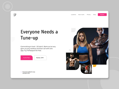 Fitness Web Concept