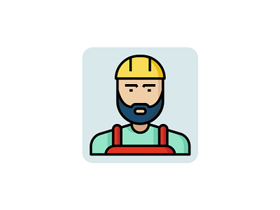 Engineer 👷👇 art avatar color design engineer engineering filled graphic icon illustration outline people profession vector worker